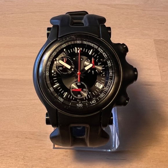 OAKLEY Watch - Holeshot 6-Hands - Stealth Black/Stealth Black - Picture 1 of 4